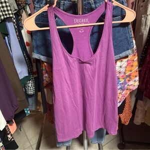 Decree Vibrant Purple Tank Top